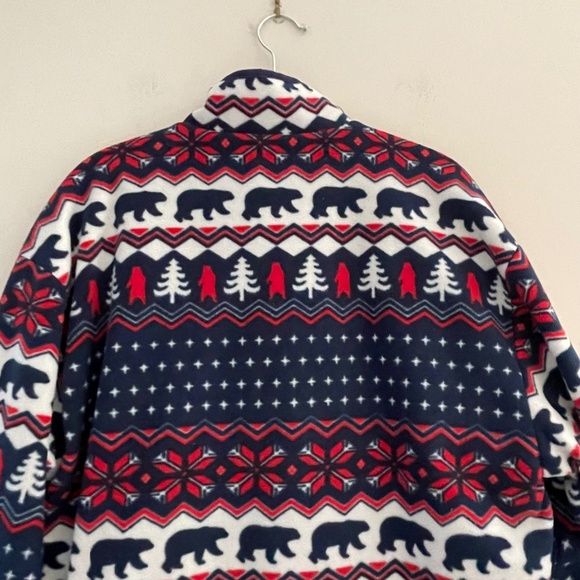 Chubbies Reversible Fleece Aztec Men Cabinecore 1/4 Zip Pullover Anorak Jacket - Picture 14 of 16